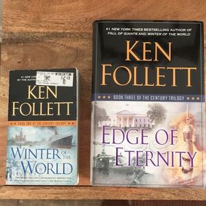 Ken Follett Book Set - Winter of the World & Edge of Eternity book 1 & 3